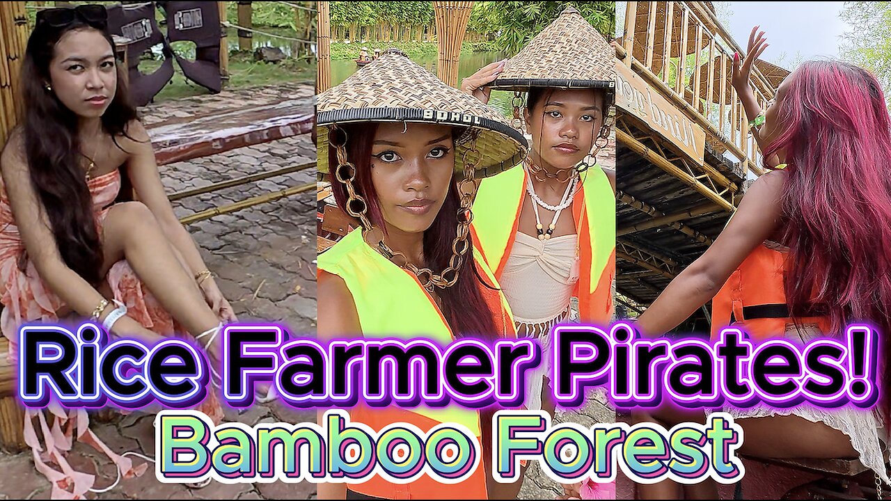 🇵🇭 Filipina Rice Pirates Control Bamboo Forest & ATVs! OFF GRID ISLAND FAMILY PHILIPPINES LIVING