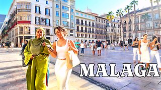 MALAGA SPAIN 🇪🇦 Costa del Sol Walking Tour