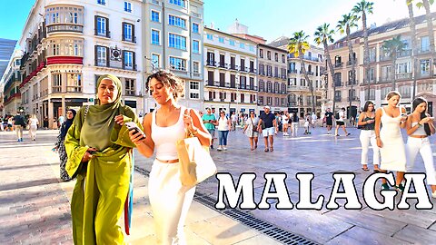 MALAGA SPAIN 🇪🇦 Costa del Sol Walking Tour