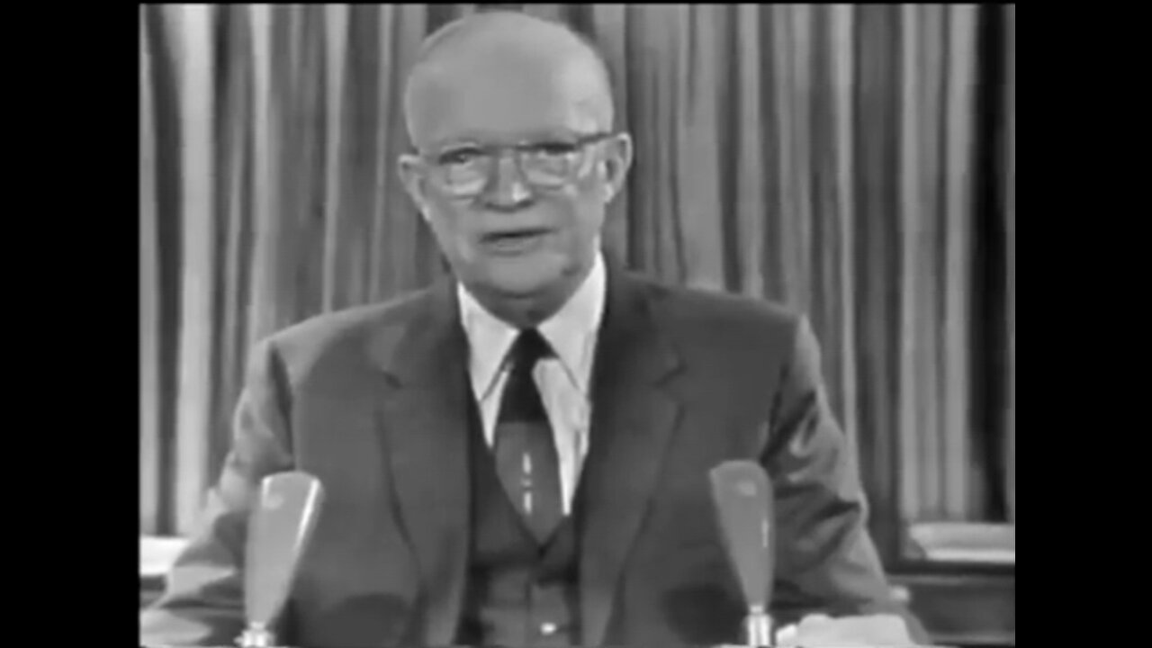 Eisenhower Farewell Address (Best Quality) - 'Military Industrial Complex' WARNING