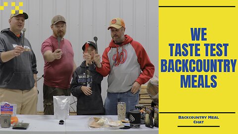Back Country Meal Taste Test