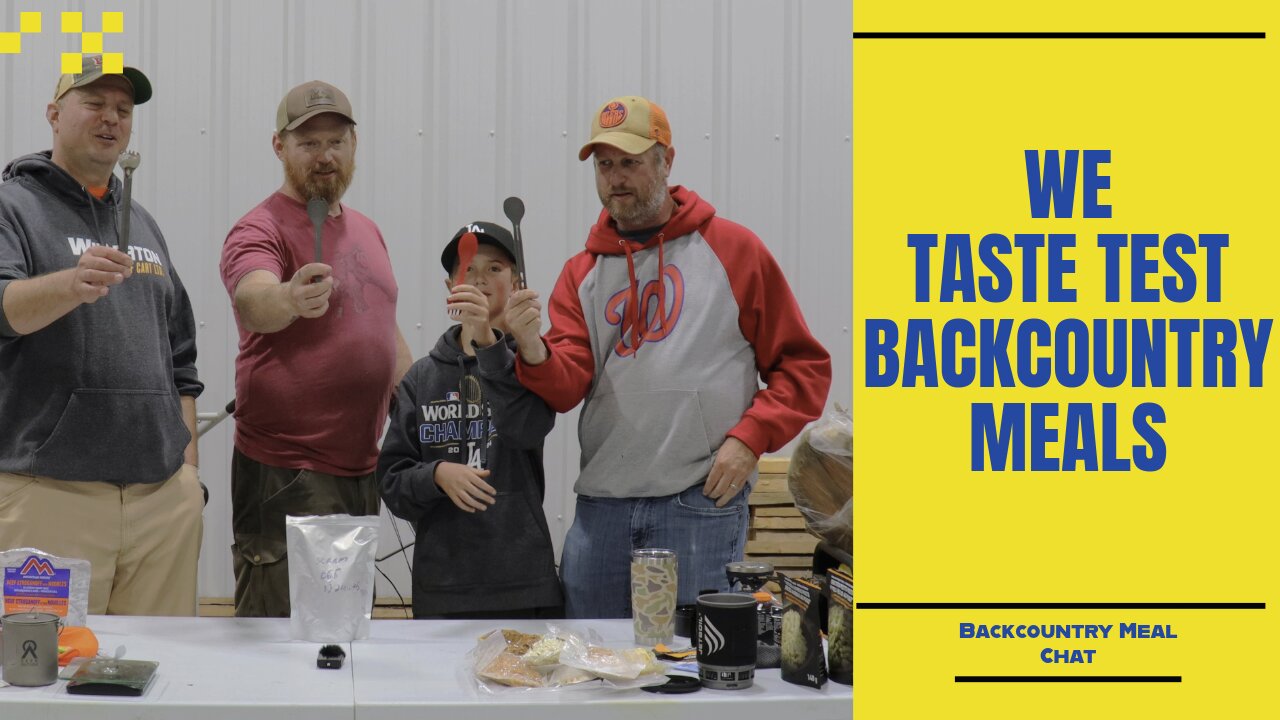 Back Country Meal Taste Test