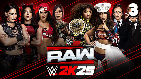 WWE 2K25 Raw July 28th 2025 - Match 3: DREAM TEAM!