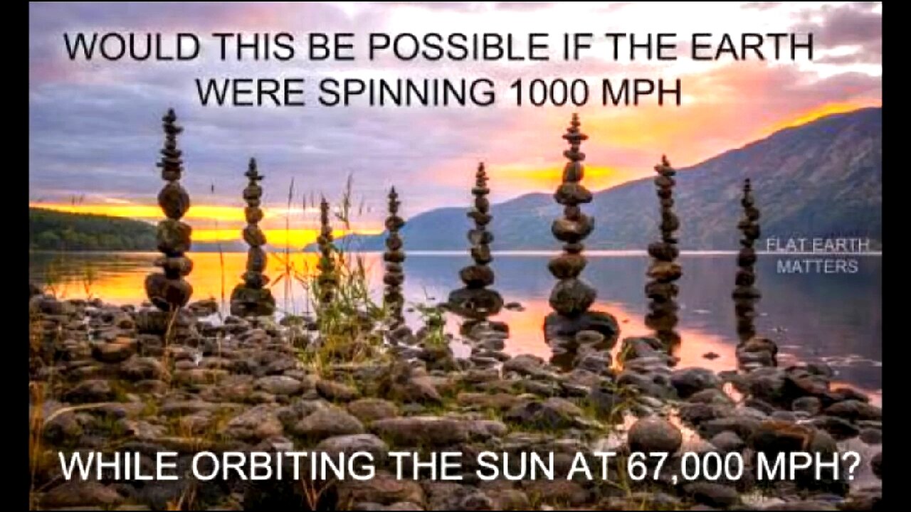 THE EARTH IS FLAT & MOTIONLESS JUST AS IT APPEARS & FEELS. 💖