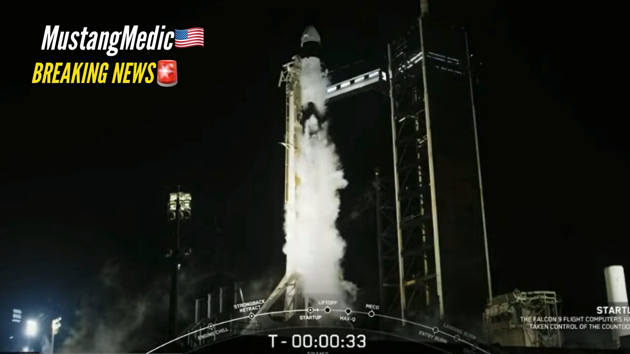 BREAKING NEWS🚨 SpaceX Rocket successfully launched and is in orbit now for a 5-day cruise. 🚀