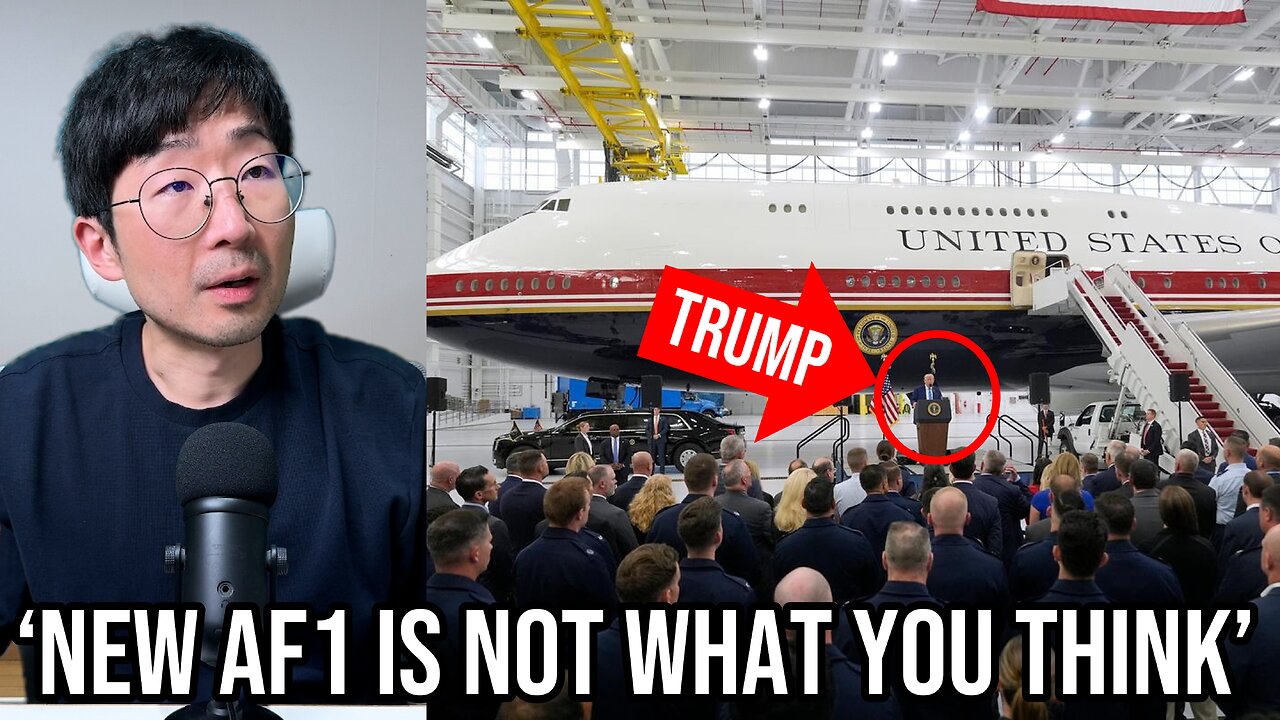 Trump makes odd gestures during new AF1 ceremony and everyone missed the secret connections