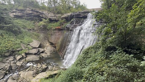 Water falls