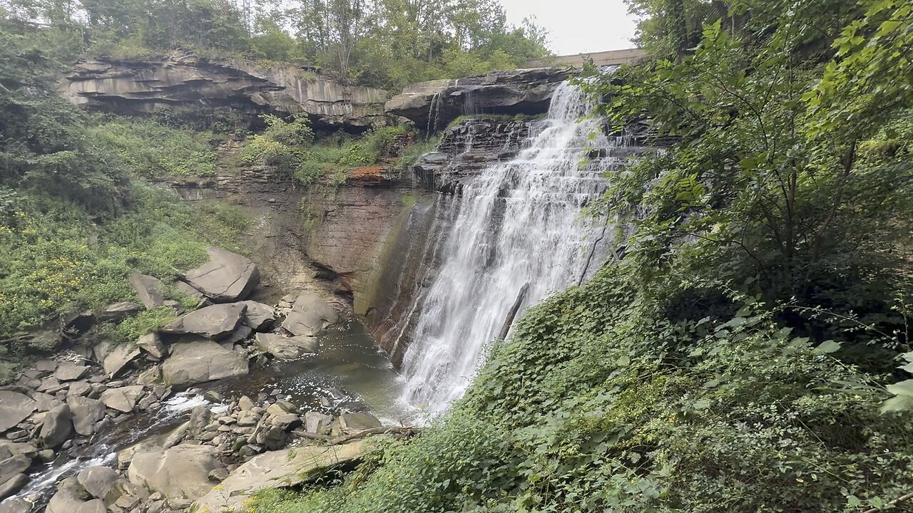 Water falls