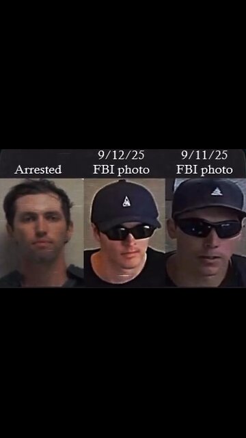 #CHARLIE #CHARLIEKIRK #SHOOTER - Look at the photos side by side 🤔.