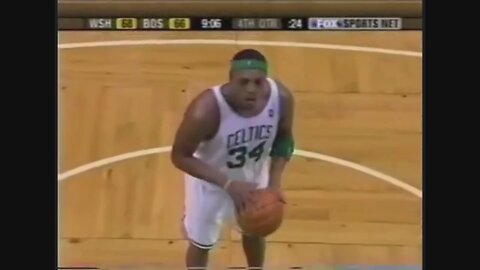 Paul Pierce 24 Points 8 Ast 5 Stl Vs. Wizards, 2003-04.