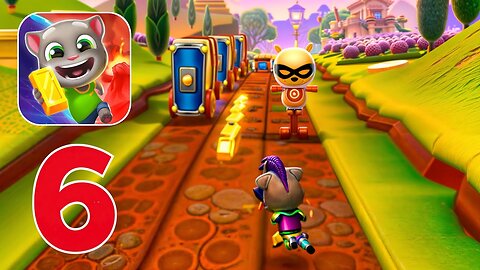 Talking Tom Time Rush - Gameplay Walkthrough Part 6 - Left Rush (iOS, Android)