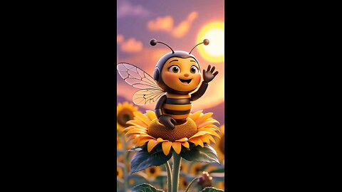 cute 🥰🥰 bee 🐝💚