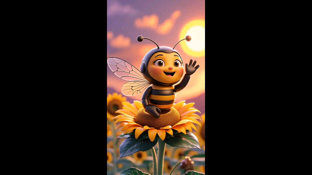 cute 🥰🥰 bee 🐝💚