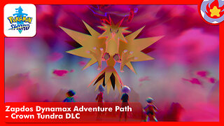 Zapdos Dynamax Adventure Path - Crown Tundra DLC | Pokemon Sword