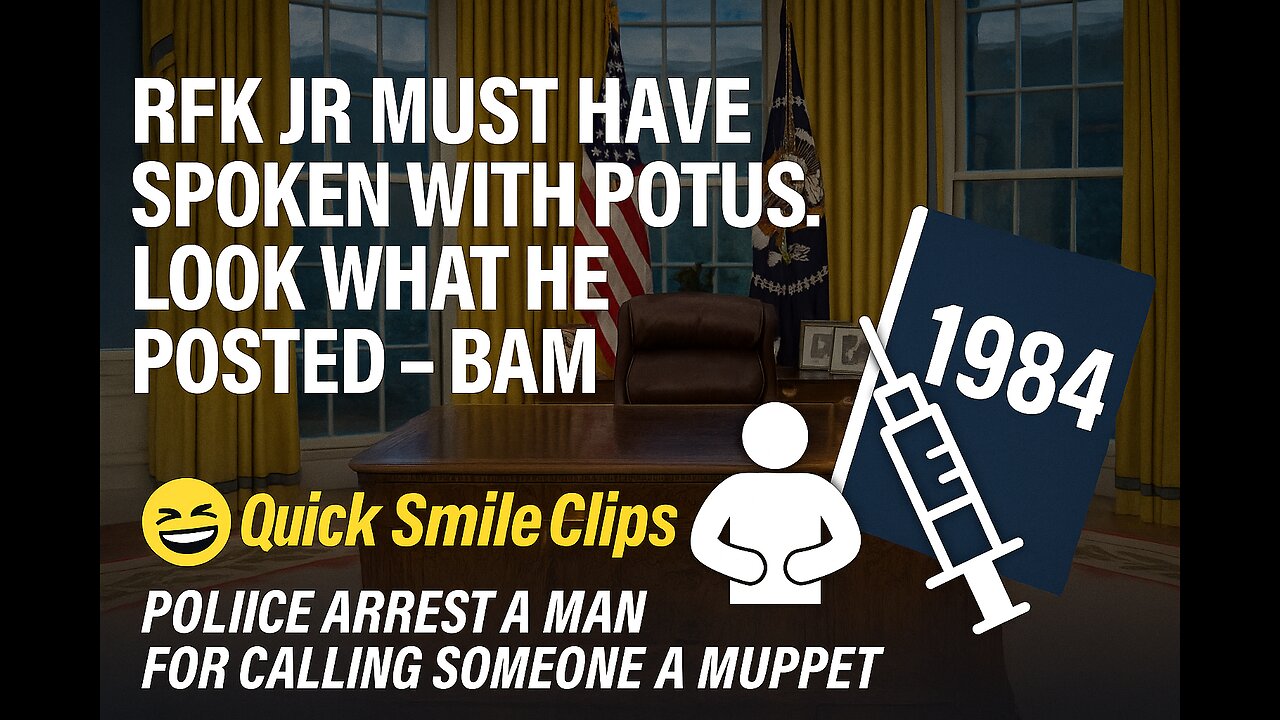 OMG! President Trump calls out the VACCINE TERRORIST. He spoke with RFK Jr