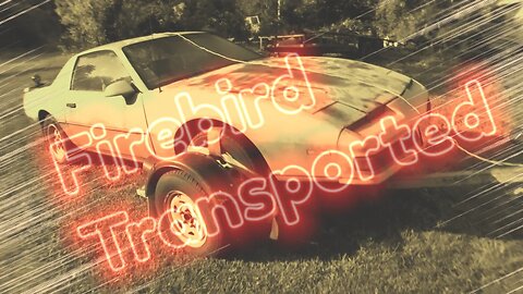 Transporting The Firebird Using an Old Car Dolly