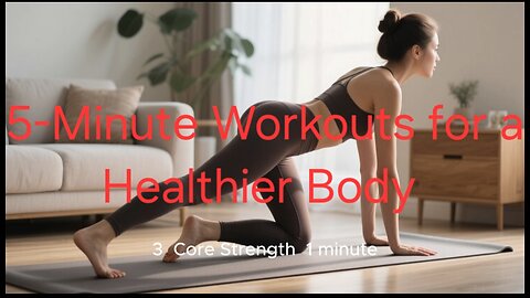 5-Minute Workouts for a Healthier Body 💪 😱