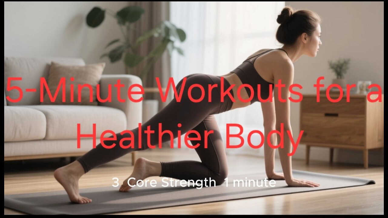 5-Minute Workouts for a Healthier Body 💪 😱