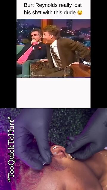 Don’t get on Burt Reynolds bad side..old interview clip of him LOOSING IT!!!🫠🥹😳🤣😱😂😮‍💨W/ASMR🧼🫧🐌🌧️