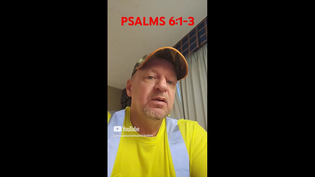 #PSALMS6:1-3 "DOES YOUR SIN BOTHER YOU ! GOOD ! IT SHOULD !"