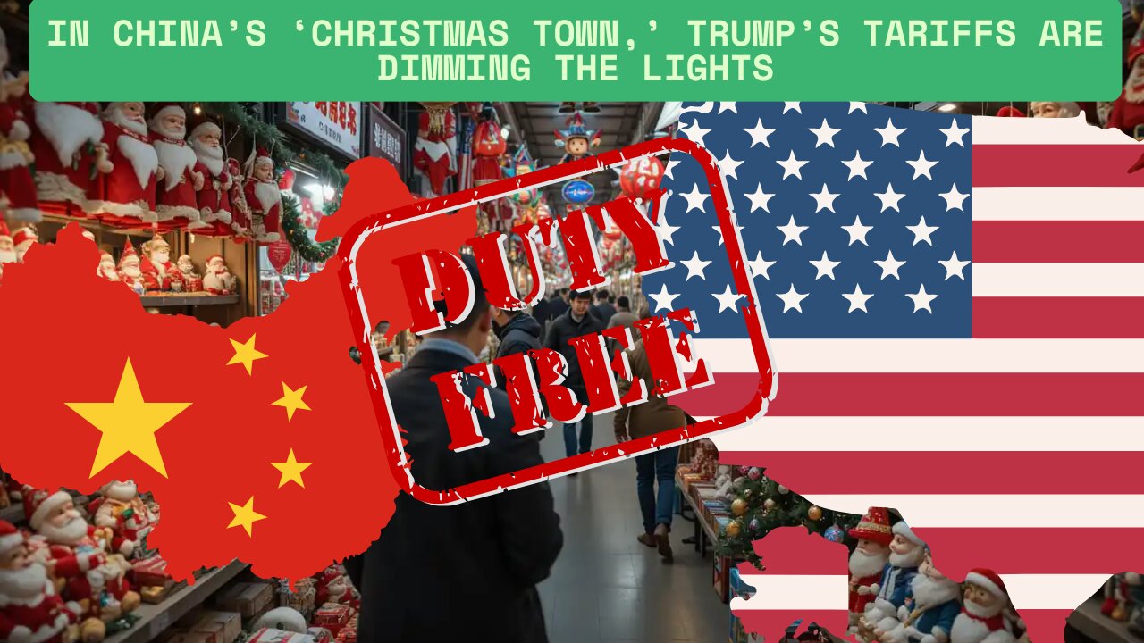 In China’s ‘Christmas Town,’ Trump’s tariffs are dimming the lights