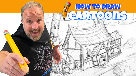 How to Draw a Whimsical Cartoon House