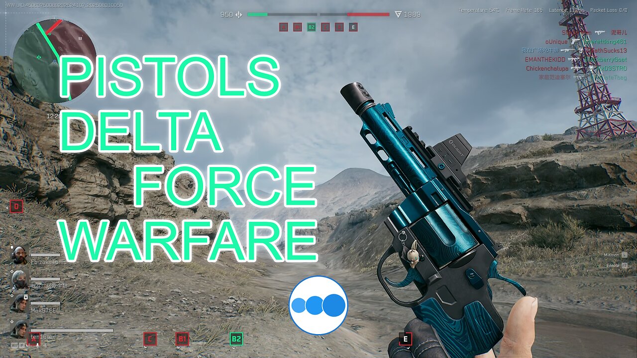 Using the Pistols in Delta Force Warfare!💥🔫🙂