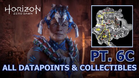 Horizon Zero Dawn ALL Datapoints & Collectibles BY LOCATION | Pt 6C - Shaman's Path & Northern Map