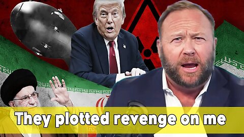 ⚠️Alex Jones⚠️ Trump: If I Die, It’s Iran — Blow Them Off the Map