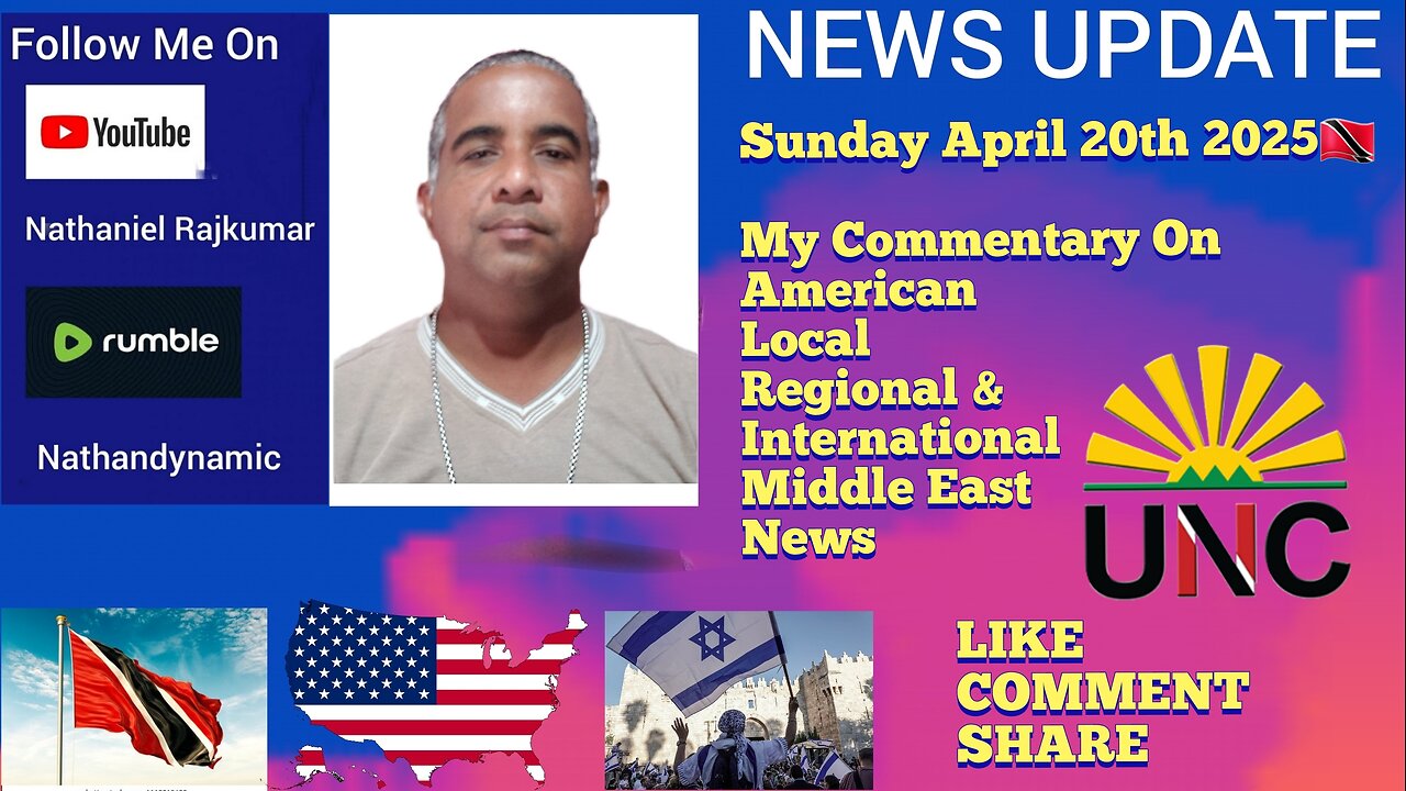 News Report Trinidad & Tobago Sunday April 20th 2025 Part 2