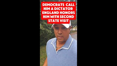 Democrats call him a dictator, England honors him with second state visit
