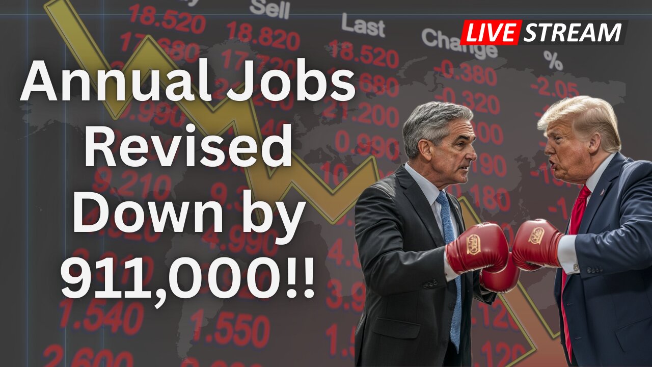 Annual Jobs Revised Down by 911,000!