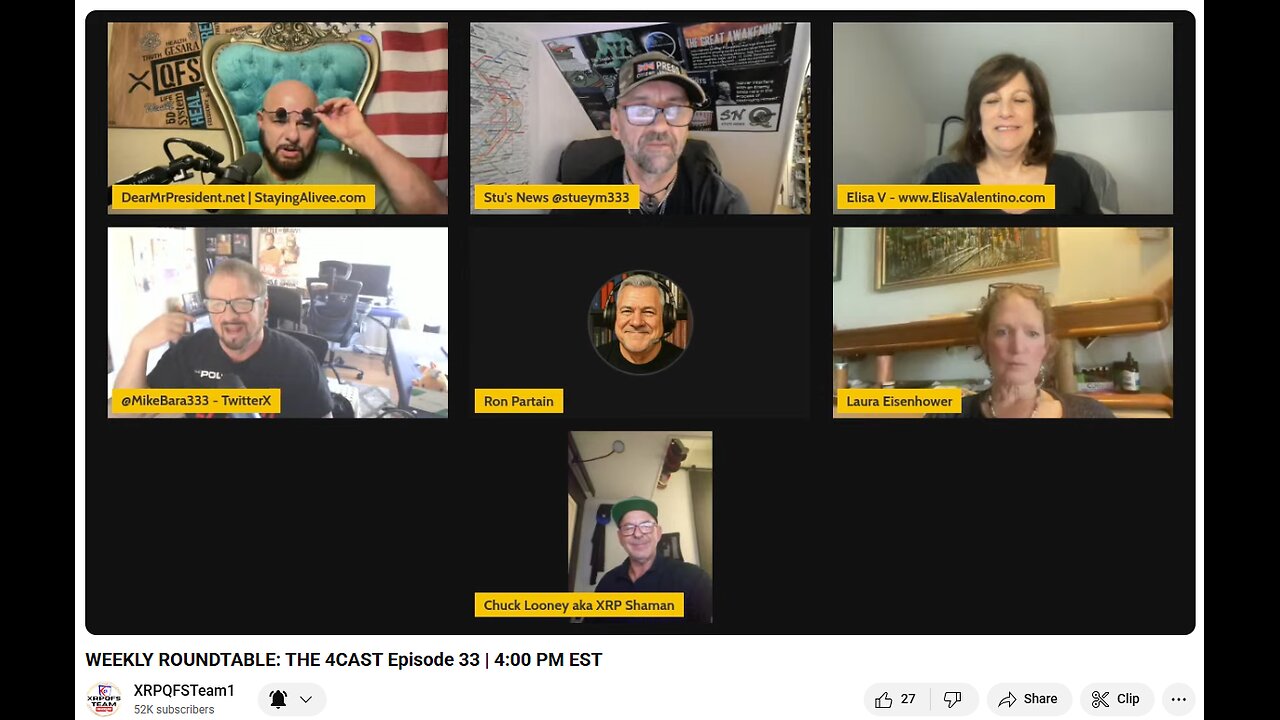 Stu's News first appearance on The 4CAST Ep33 - Weekly Roundtable 🙏🏽🕉❤️22-9-2025