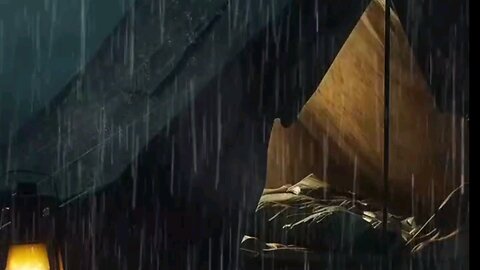 Relaxing Rain view and sound