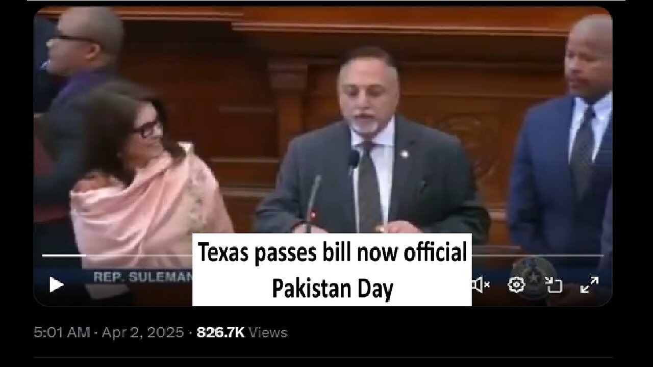 Texas makes March 23rd Pakistan day