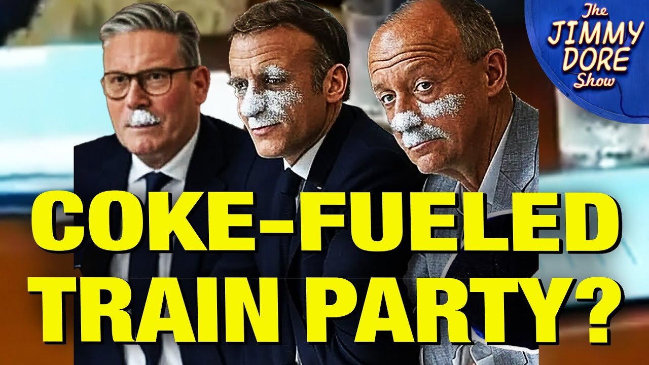 French President Hides Bag Of “White Stuff” From Reporters!!