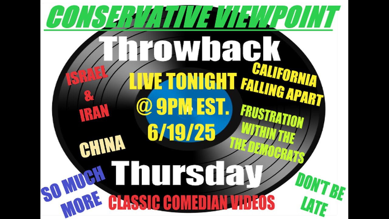 LIVE TONIGHT @ 9PM EST. ON THE CONSERVATIVE VIEWPOINT: FRUSTRATION GROWS WITHIN THE DEMOCRATS