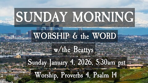 🌞 SUNDAY MORNING ✝️