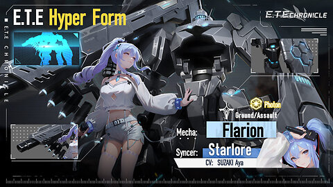 E.T.E Chronicle Enigmatic MaidenRoving Song BannerGameplay Starlore mecha ETE Darknova Flarion