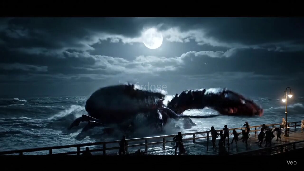 Claw Quake: The Day a Giant Lobster Destroyed the City 🌊🦞💥”