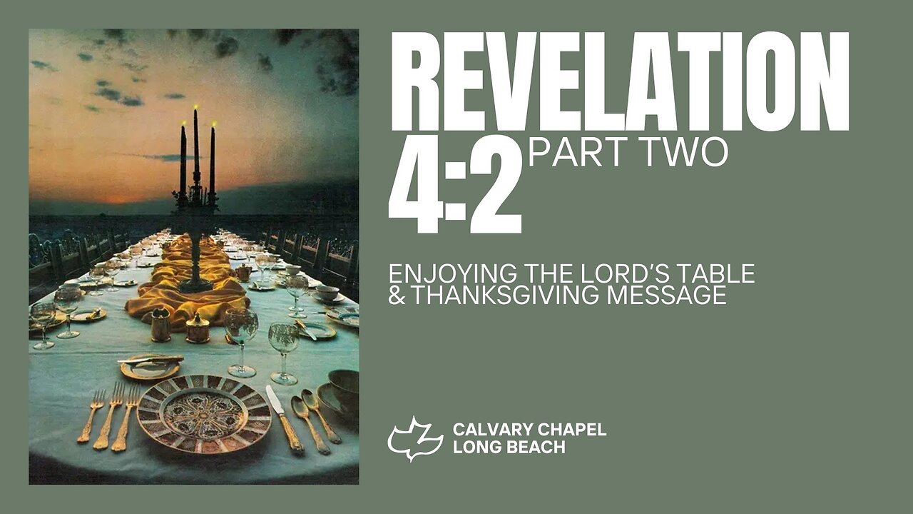Revelation 4 2 Thanksgiving Message
