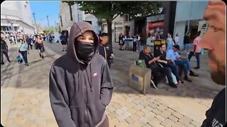 Masked Punk "finds out" after aggressively confronting British YouTuber