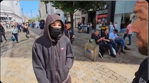 Masked Punk "finds out" after aggressively confronting British YouTuber