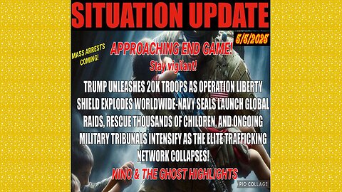 SITUATION UPDATE 5/5/25 - Ongoing Military Tribunals Intensify As The Elite Trafficking Network Collapses