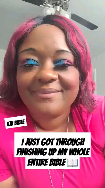 I just got through finishing up my Whole Entire Bible 📖