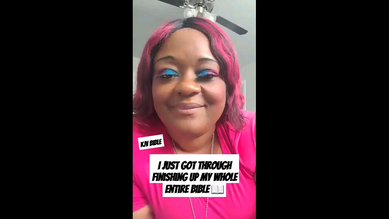 I just got through finishing up my Whole Entire Bible 📖