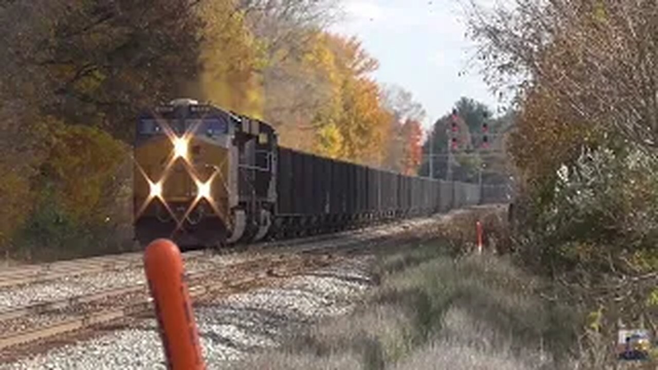 CSX E664 Empty Coal Train from Sterling, Ohio October 26, 2024 Part 3