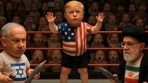 BREAKING: Israel vs Iran… and BABY TRUMP is the Referee! 🍼💣