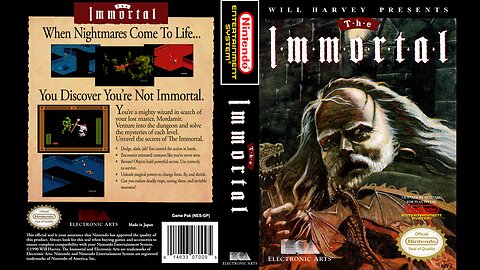 The Immortal (NES) No deaths (no-dim hack)