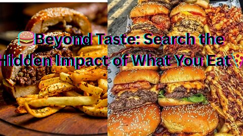 🍔Beyond Taste: Search the Hidden Impact of What You Eat🍕